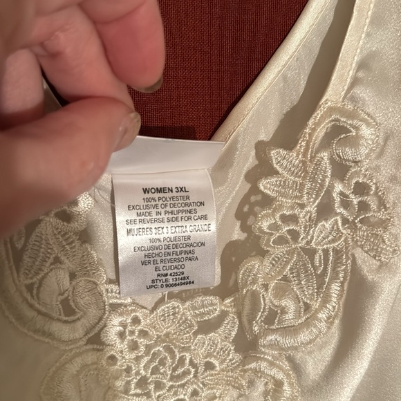 Women’s Burnt Orange 24 W Pant Suit or 3X and 3X Cream Camisole - Picture 6 of 11